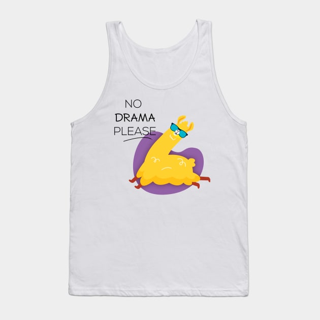 No Drama please Tank Top by MeksFashion